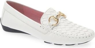 Robert Zur Perlata Driving Shoe in White at Nordstrom, Size 8.5