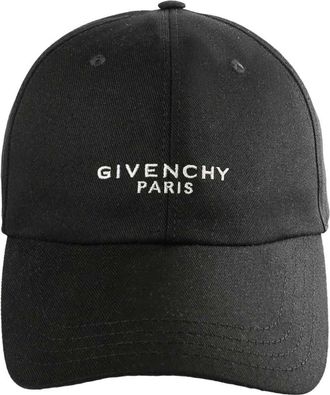 Givenchy Logo Cotton Baseball Cap