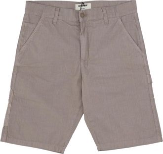 CAT Ripstop Carpenter Short Chateau Grey - Heren - Korte Broeken - Grijs - W28 - Katoen - Korte Broeken