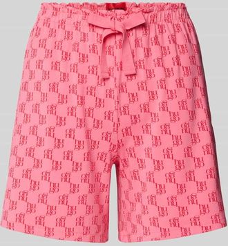 HUGO BOSS Regular Fit Pyjama Shorts aus Modal-Mix mit Baumwoll-Anteil in Pink, Gr&ouml;&szlig;e XL