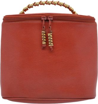 Loewe Velazquez Orange Leather Handbag (Pre-Owned)