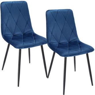 OEM 2 X Silla Piado, Azul Marino (juego De Patas + Tornillos)