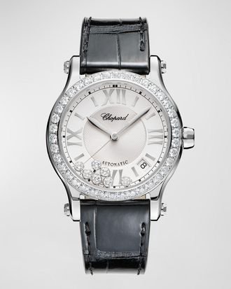 Chopard Happy Sport 36mm Stainless Steel Diamond Watch