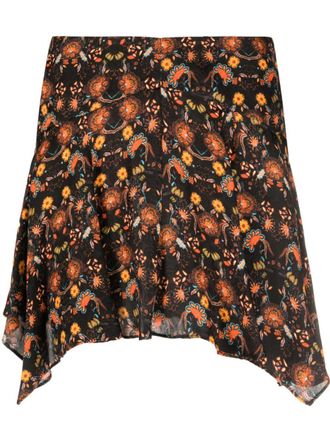 Isabel Marant Perinne Printed Mini Skirt