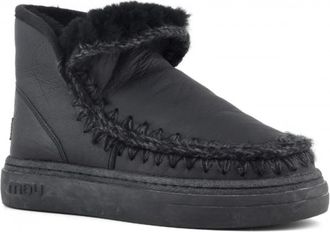 Mou Eskimo Ankle Boot - Dames - Winterlaarzen - Zwart - 36 EU - Leer - Schoenen