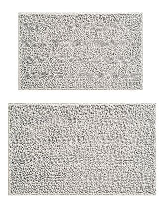 Laura Ashley Astor 2Pc Chenille Bath Mat Set