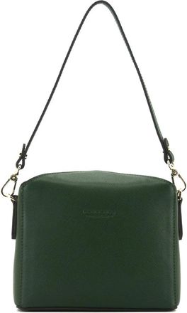 Pourchet Cassetta Schoudertas - Dames - Schoudertassen - Groen - ONE Size - Leer - Tassen