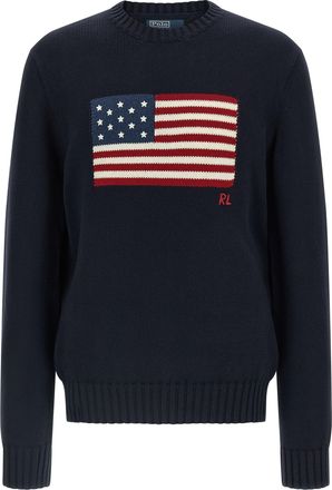 Polo Ralph Lauren Intarsia Sweater Maglioni Blu-Uomo