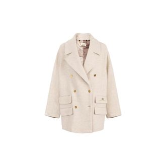 Elisabetta Franchi Donna, Cappotti, Beige, M, new