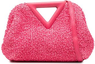 Bottega Veneta Pre-owned Bottega Veneta Small Boucle Curly Raffia The Point Triangle Satchel Ladies B09547890T
