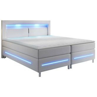 Mirjan24 Mobilier1 - Cama Continental Nashville 109, Blando 10, Continental, Doble, 140x200, Cuero Ecol&oacute;gico, Somieres, 140x210x115cm, Led