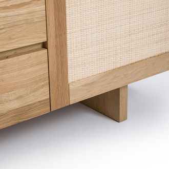 La Redoute Interieurs Dubbele wastafel met rotanriet L145cm, Arty