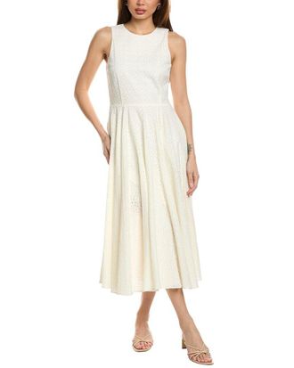 Frame Denim Eyelet Maxi Dress