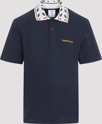 Casablanca Polo Casablanca Laurel in piqu&eacute;