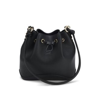 HUGO BOSS Faux-leather bucket bag with two straps