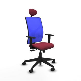 Piqueras y Crespo Silla De Oficina Con Cabecero Motilla Piqueras Y Crespo 1d066n1 Granate