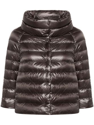 Herno Grey Sofia short down jacket