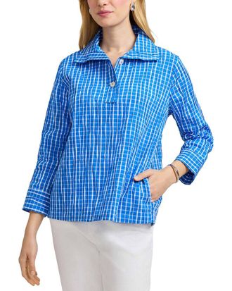 Foxcroft Sammy Popover Blouse