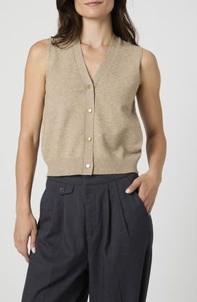 French Connection Cozy Sleeveless Cardigan in Light Camel Melange at Nordstrom Rack, Size X-Small