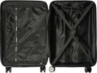 Momo Design Mens Trolley Black-Black Metallic Fiber Bags Travel-bags