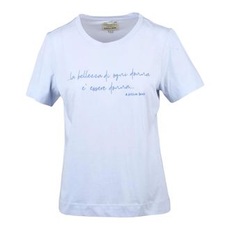 Alessia Santi T-shirt - Dames - Tops - Paars - Maat: XS Katoen
