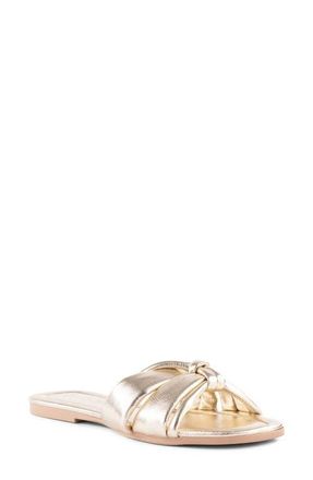 Seychelles Shades of Cool Slide Sandal in Light Gold at Nordstrom, Size 6.5