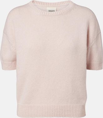 Khaite Golden cashmere sweater