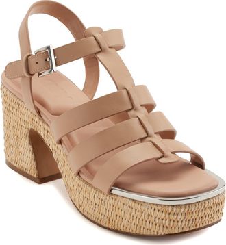 DKNY Fisherman Platform Sandal in Rose Beige at Nordstrom, Size 8.5