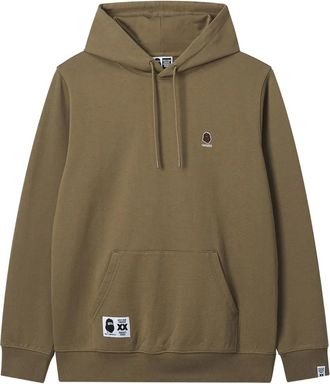 Fingercroxx Felpa con ricamo logo - Marrone