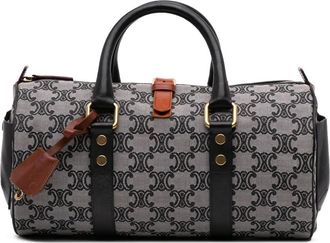 Celine Borsa Boston Macadam in tela 2010 - Grigio