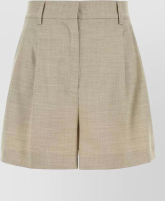 Andamane stretch twill masha shorts belt loops