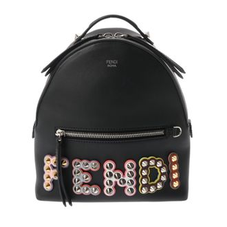 Fendi Black Leather Backpack (Pre-Owned)