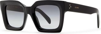 Celine Eyewear Square-frame Womens Designer Sunglasses - Black - One Size