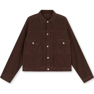 Fortela Type2 Corduroy Jacket in Brown at Nordstrom, Size 54 Eu