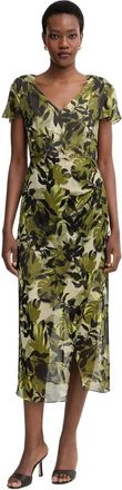 A|X Armani Exchange Midi Jurk - Dames - Casual kleedjes - Veelkleurig - M - Polyester - Kleedjes
