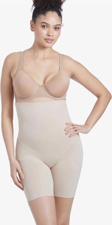 Miraclesuit Shape Away Hi-Waist Thigh Slimmer In Nude