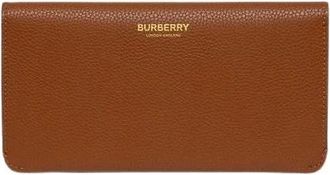 Burberry Portafoglio Continental in Pelle - - Accessories - Donna - Marrone - ONE SIZE