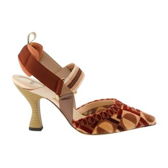 Fendi Pumps, female, Multicolor, Size: 7 1/2 US Colibrì Slingbacks