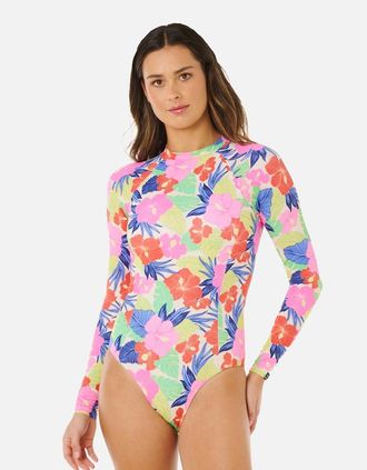 Rip Curl Womens Rip Curl Womens Party Wave Surf Suit UPF Swimsuit - Multi - Size: 18/16