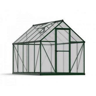 Palram Greenhouse Mythos 6 x 10, Polycarbonate, L306 x W185 x H208 cm - Green