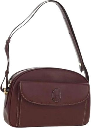 Cartier Pre-owned Shoulder Bags, female, Red, Size: ONE SIZE Pre-owned Vintage Shoulder Bag