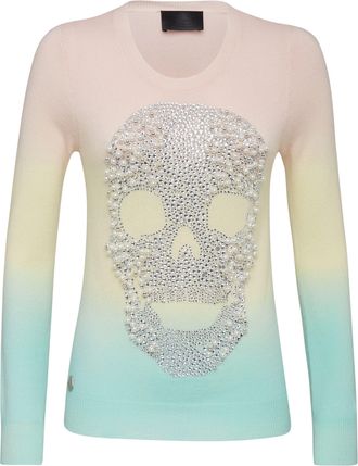 Philipp Plein Pullover Round Neck LS Skull