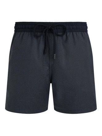 Vilebrequin Micro Carreaux swim shorts - men - Wool/Polyamide - XXXL - Grey