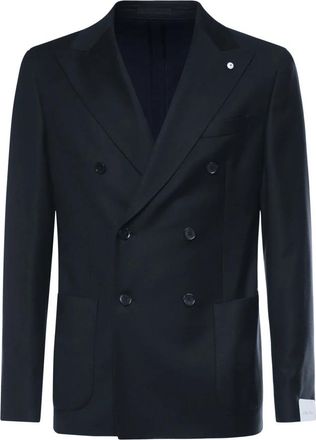 Lubiam Blazers - Heren - Blazers - Blauw - XL - Jassen