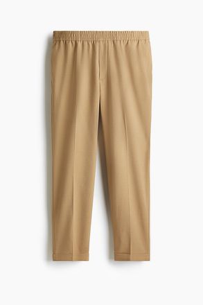 H&M Elegante Hose in Slim Fit - Dunkelbeige