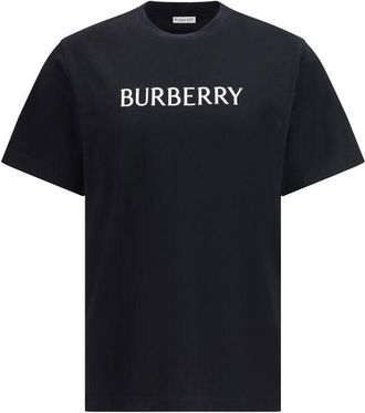 Burberry Zwarte Katoenen T-Shirt