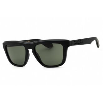 Gucci Mens Black Rectangular Sunglasses GG1571S 001 55