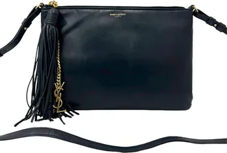 Saint Laurent Pre-owned Saint Laurent Teen Calfskin Monogram Crossbody Ladies JHEF3B8AG0RKT8DB