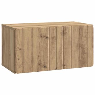 vidaXL Mueble Para Tv De Pared Roble Artesanal 59,5 X 31 X 30 Cm Vidaxl