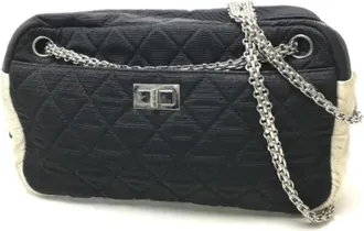 Chanel Pre-owned Leather chanel-bags - Dames - Vintage Schoudertas - Zwart - ONE Size - Vintage